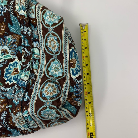 Vera Bradley Blue and Brown Duffle Bag - Picture 6 of 6